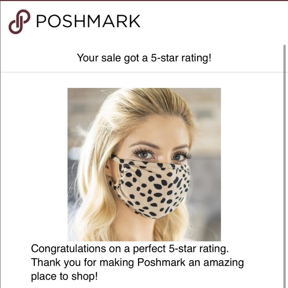 2 for $20! Dalmation print face mask - Picture 5 of 11